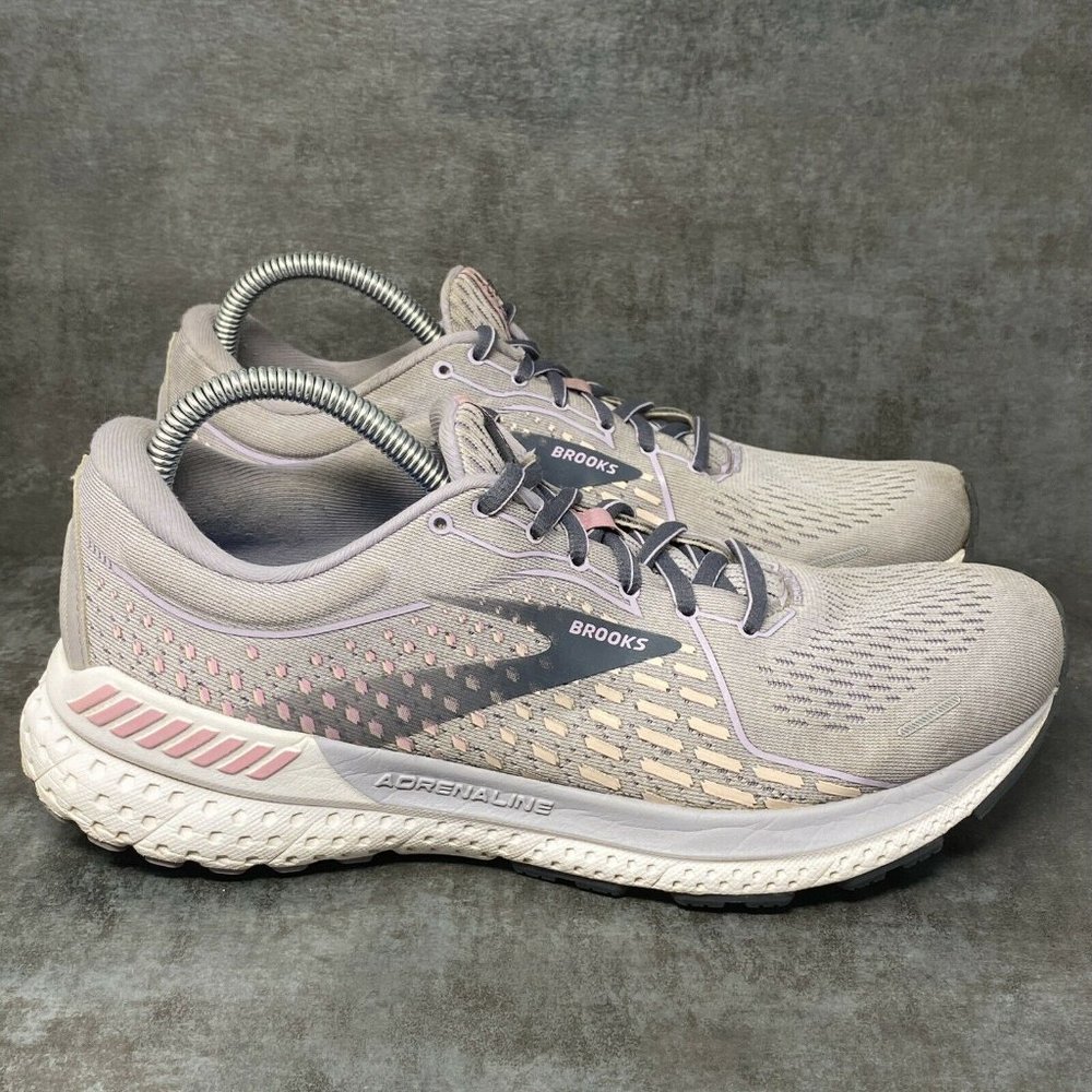 Size 10 Brooks Adrenaline GTS 21 Women's Cushioned Running Shoes NO INSOLES AG85
